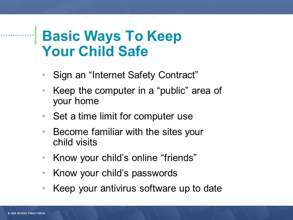 Basic Ways To Keep Your Child Safe