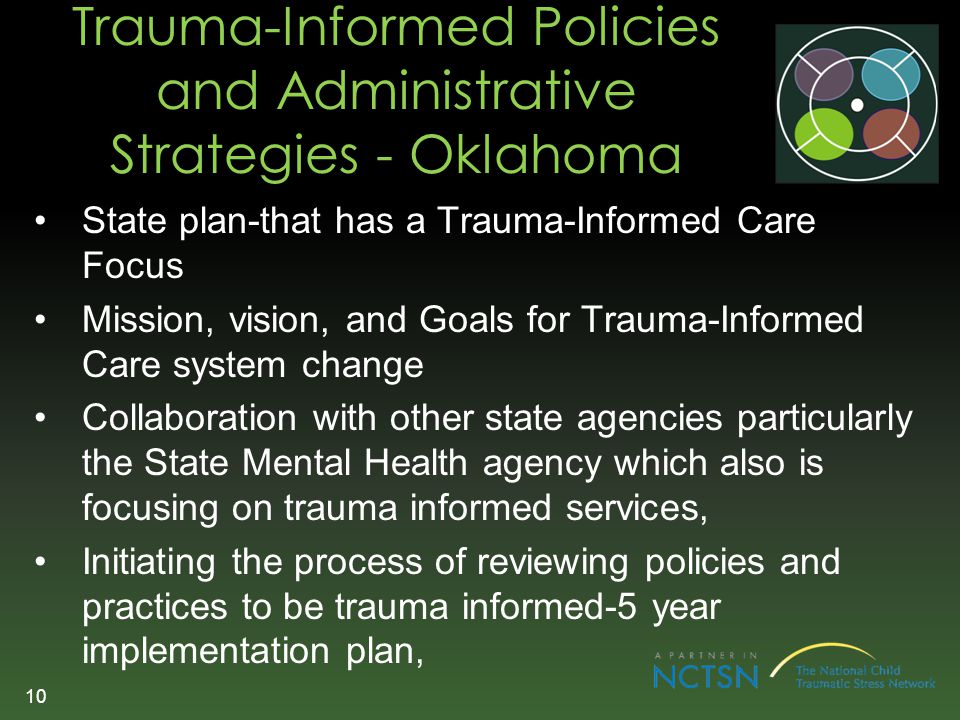Trauma-Informed Policies and Administrative Strategies - Oklahoma