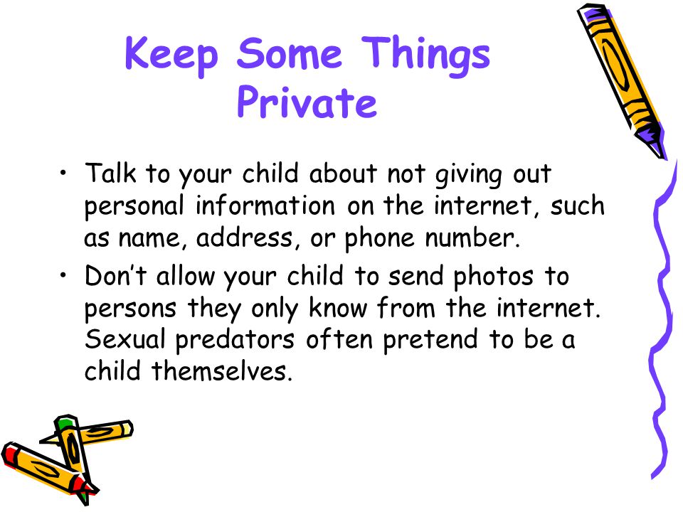 Keep Some Things Private