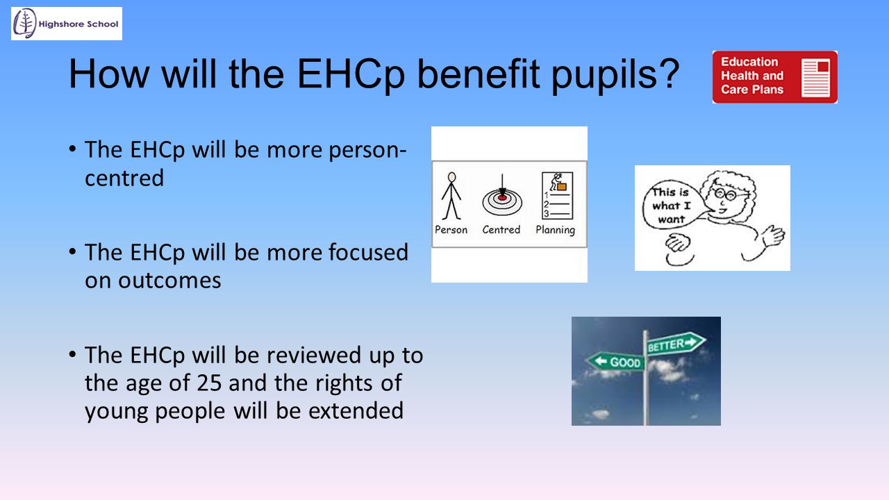 How will the EHCp benefit pupils
