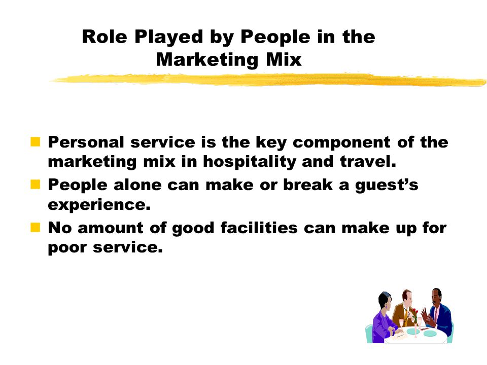 Role Played by People in the Marketing Mix