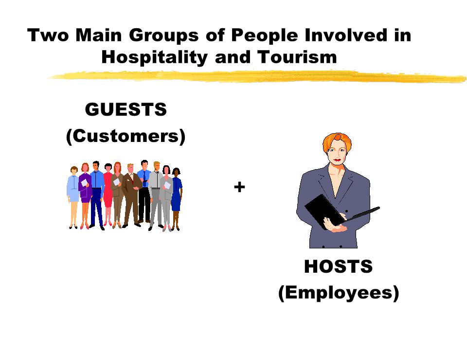 Two Main Groups of People Involved in Hospitality and Tourism