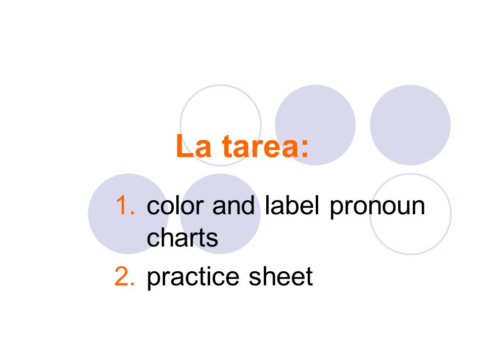 color and label pronoun charts practice sheet