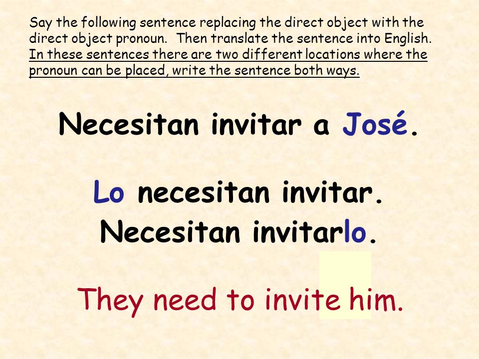 Necesitan invitar a José.