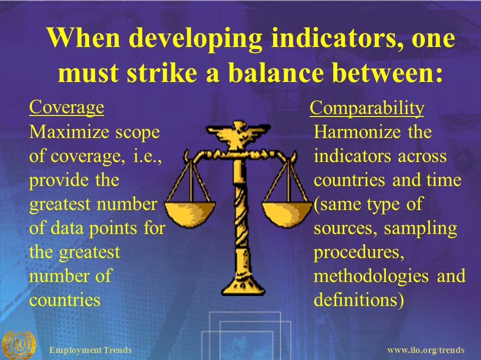 When developing indicators, one must strike a balance between: