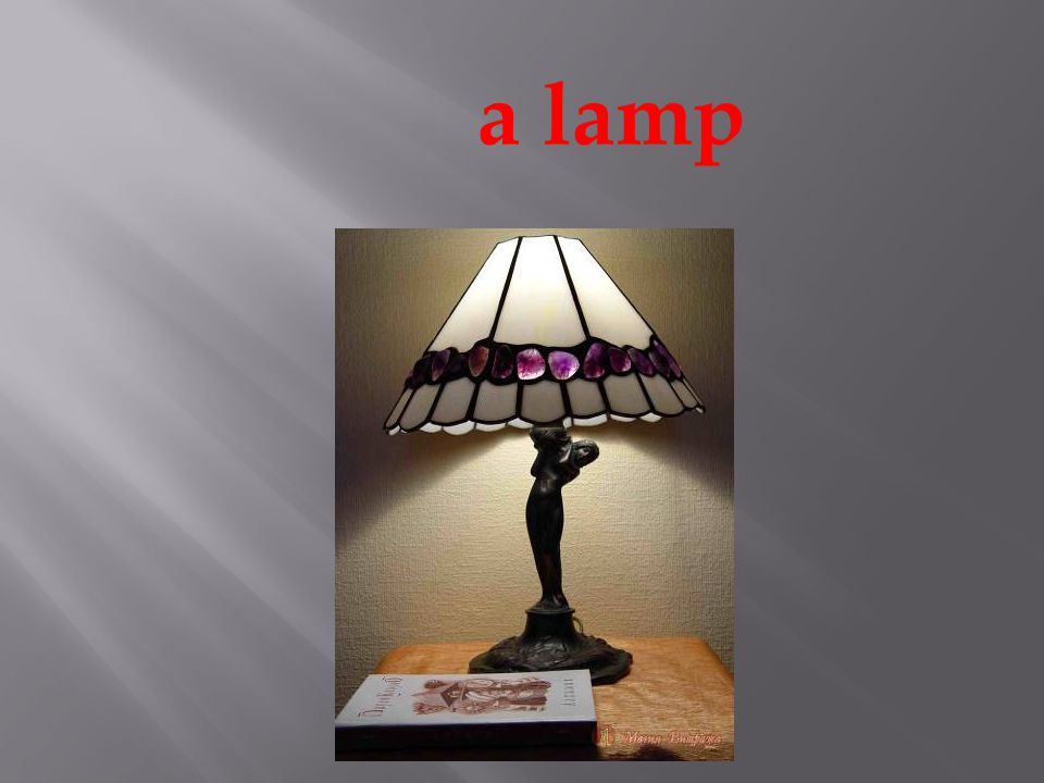 a lamp