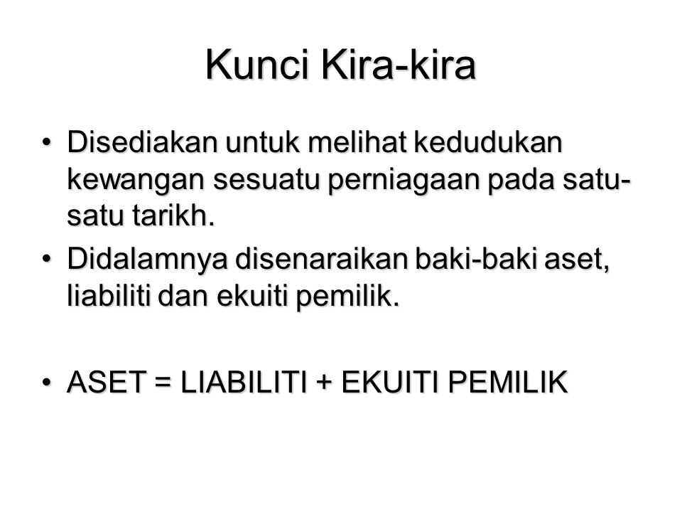 Pengenalan Kepada Perakaunan Ppt Download