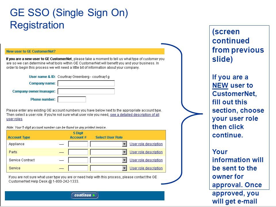Ge Single Sign On Sso Enabled Customernet Ppt Download