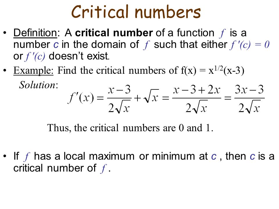 Critical+numbers