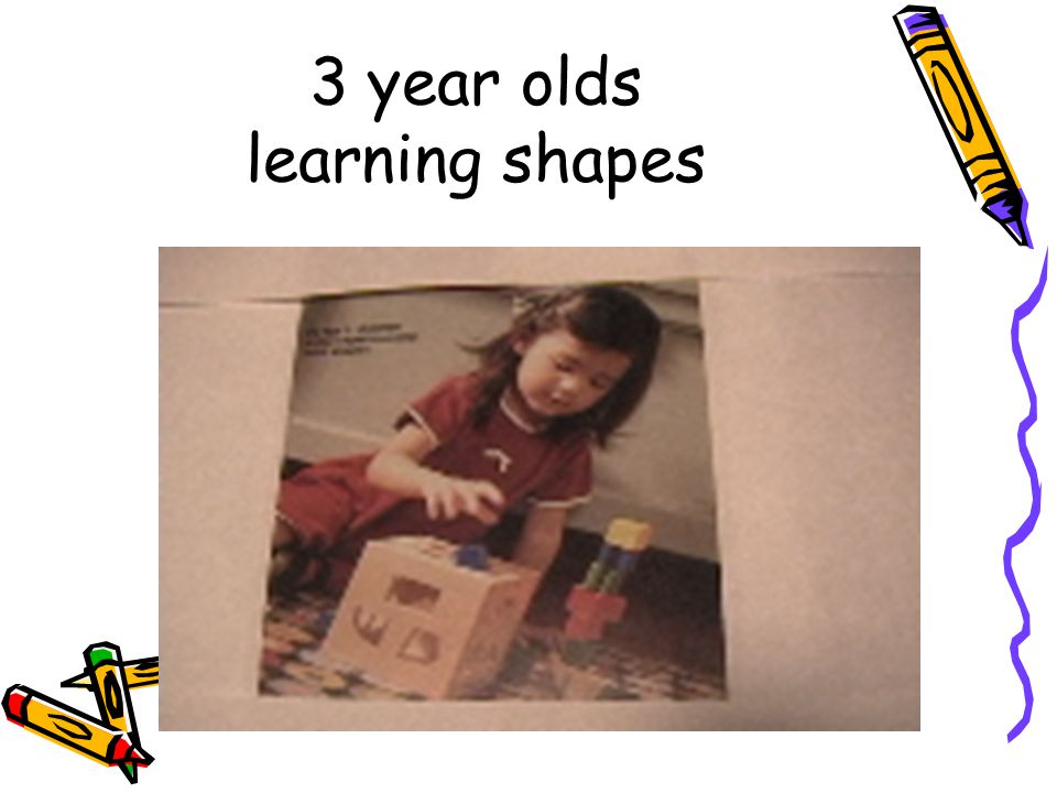 3 year olds learning shapes