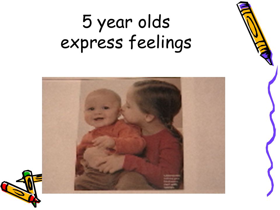 5 year olds express feelings