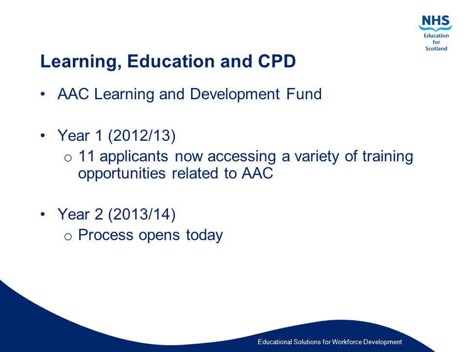 Learning, Education and CPD