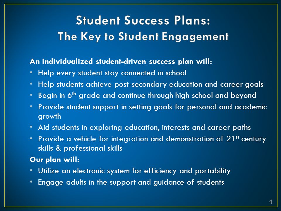 Student Success Plans: The Key to Student Engagement