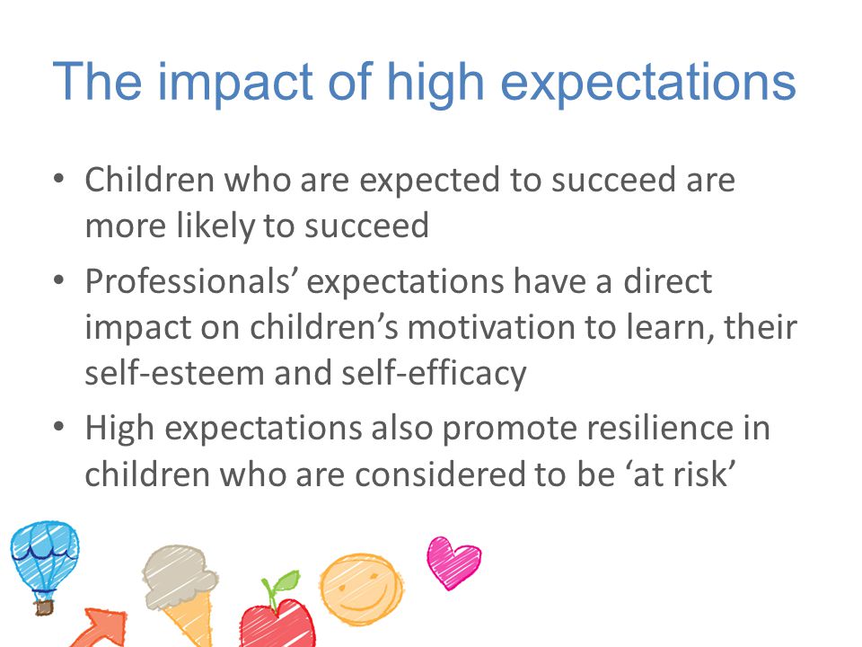 The impact of high expectations