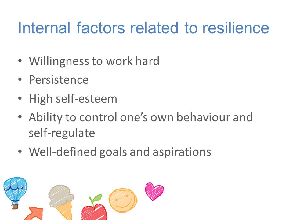 Internal factors related to resilience
