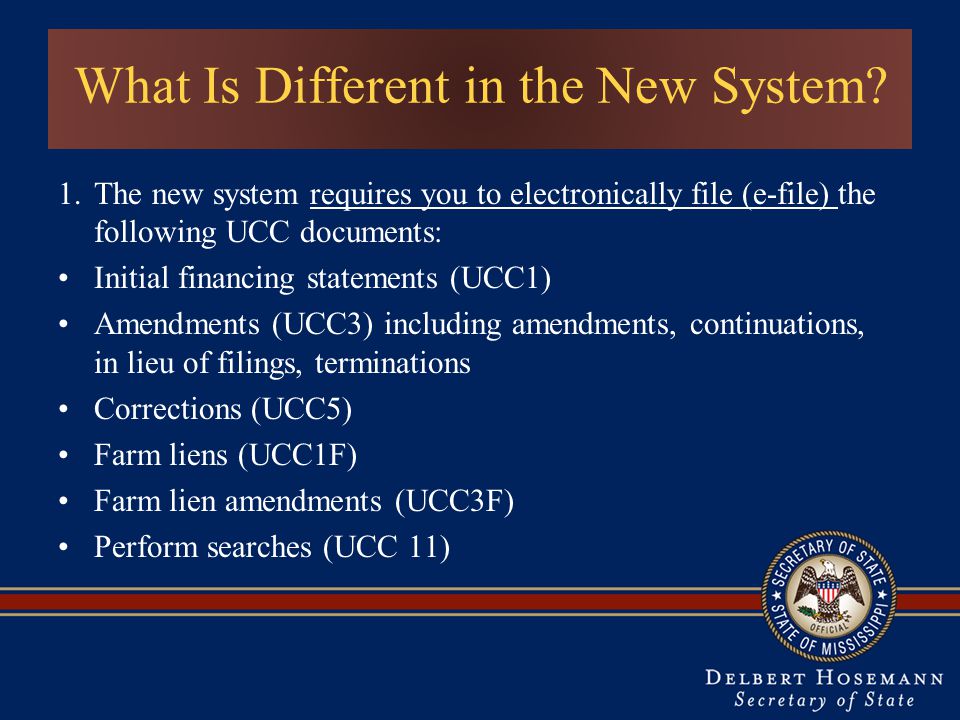 What Is Different in the New System