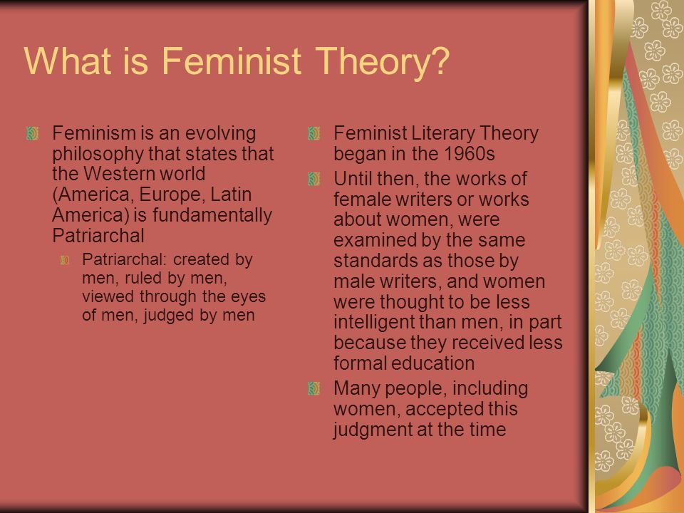 What is Feminist Theory