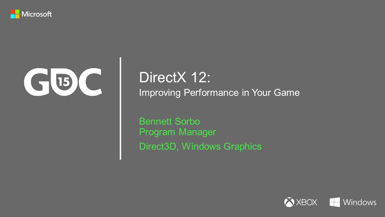 Discussing the State of DirectX 12 With Microsoft & Oxide Games