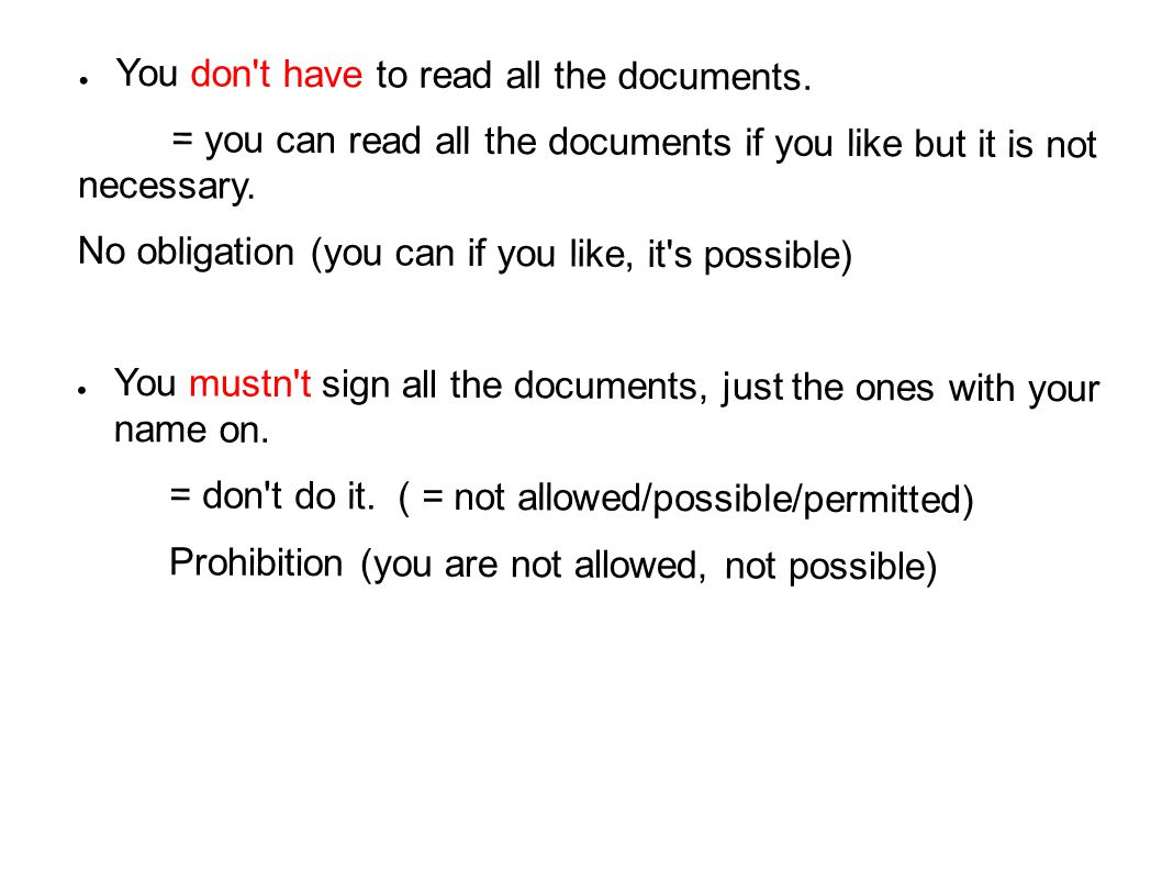 You don t have to read all the documents.
