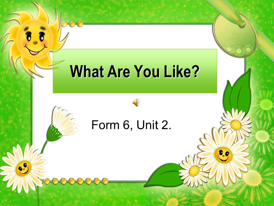 Form 6 unit 6