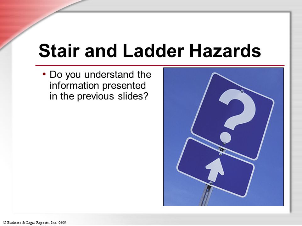 Stair and Ladder Hazards