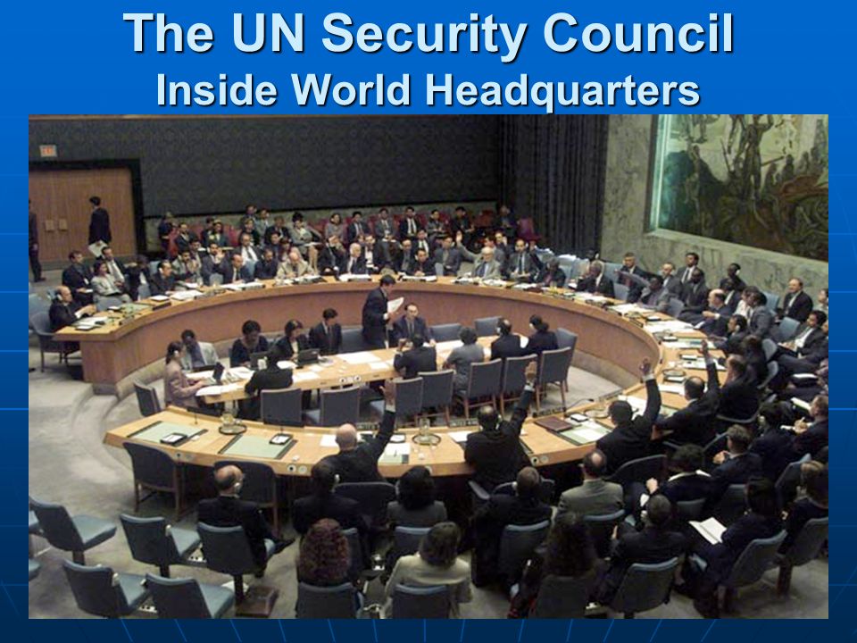 The UN Security Council Inside World Headquarters