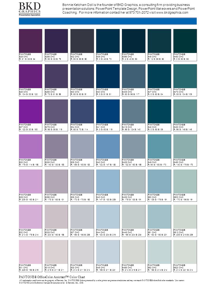 Type Alt F8 And Run The Macro Named Generate Color Chart Ppt Download
