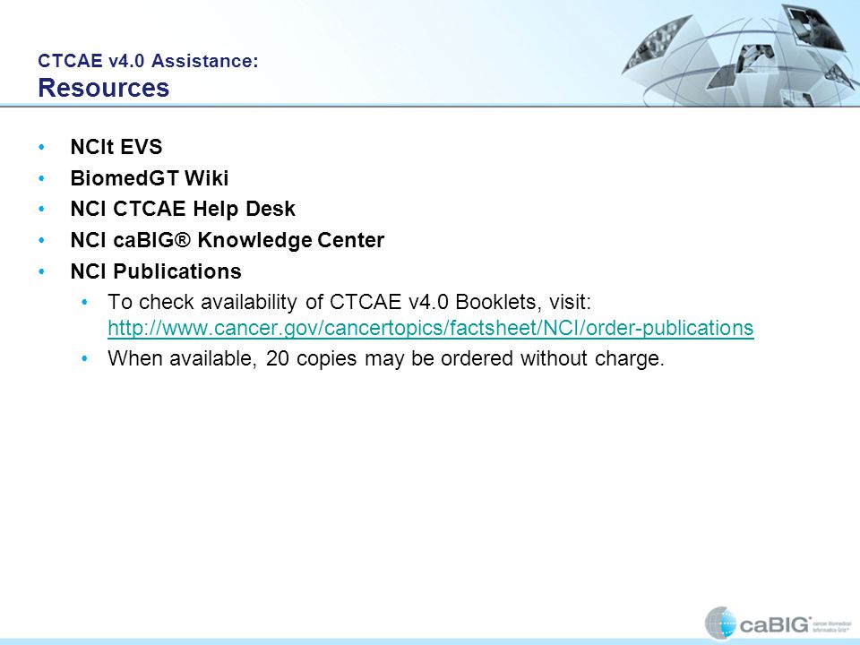 Ctcae V4 0 Information Date March Ppt Download