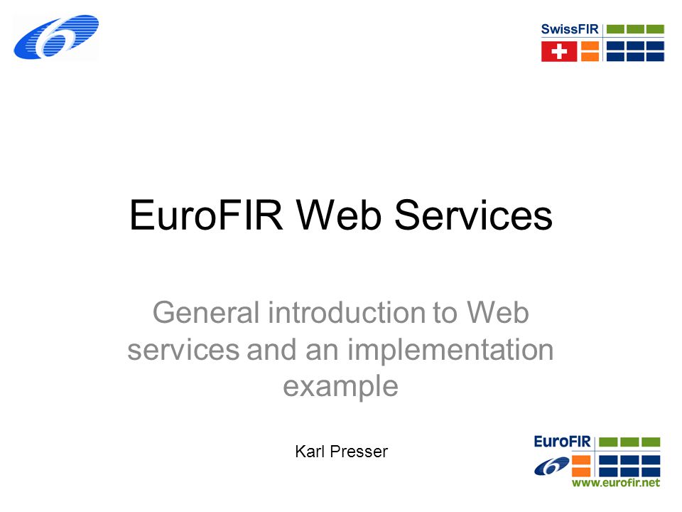 General introduction to Web services and an implementation example