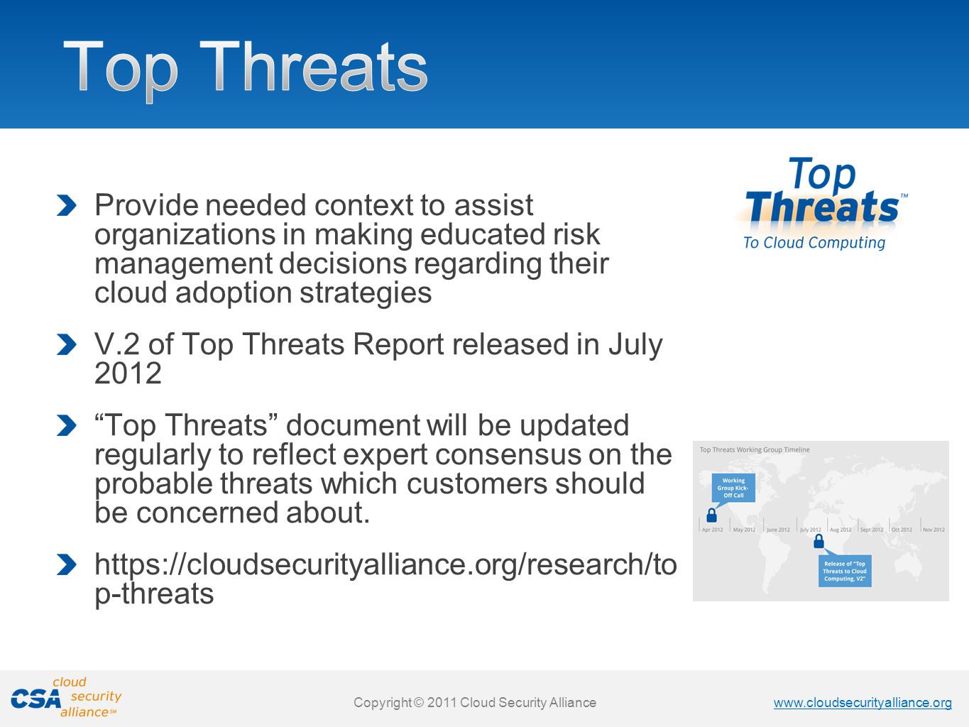 Cloud Security Alliance Research & Roadmap June ppt video online ...