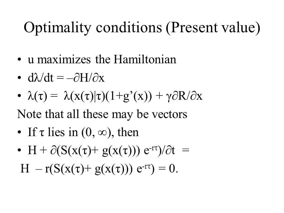 Eric Naevdal Non Linearities Catastrophic Risk And Thresholds In Resource Economics Eric Naevdal Ppt Download