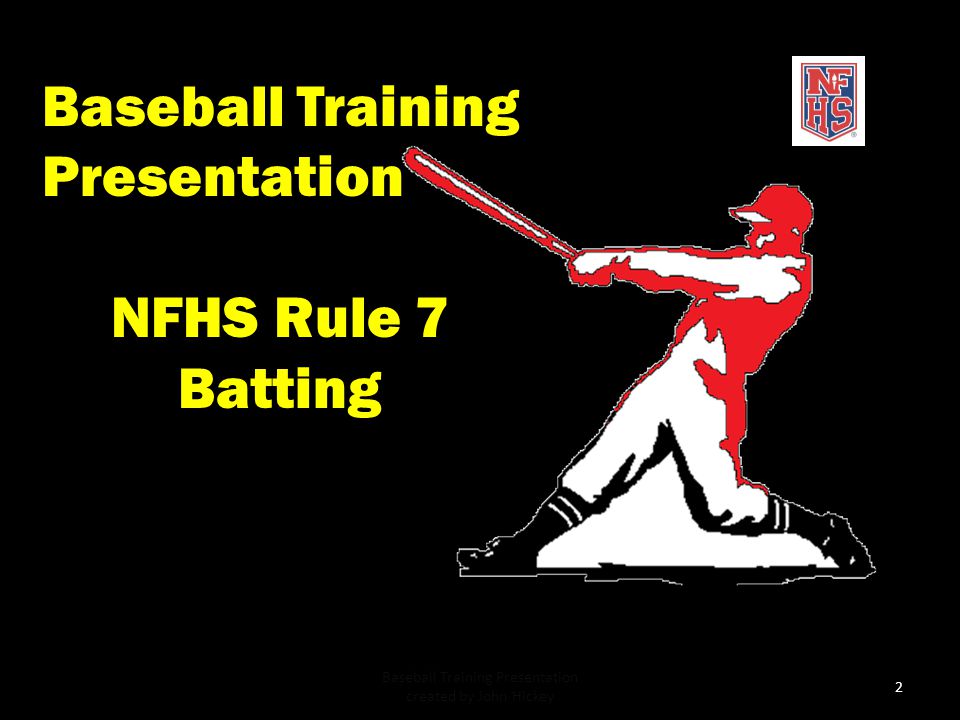 Baseball Training Presentation created by John Hickey