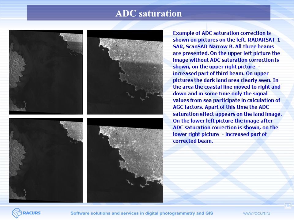 ADC saturation