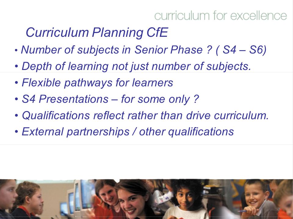 Curriculum Planning CfE