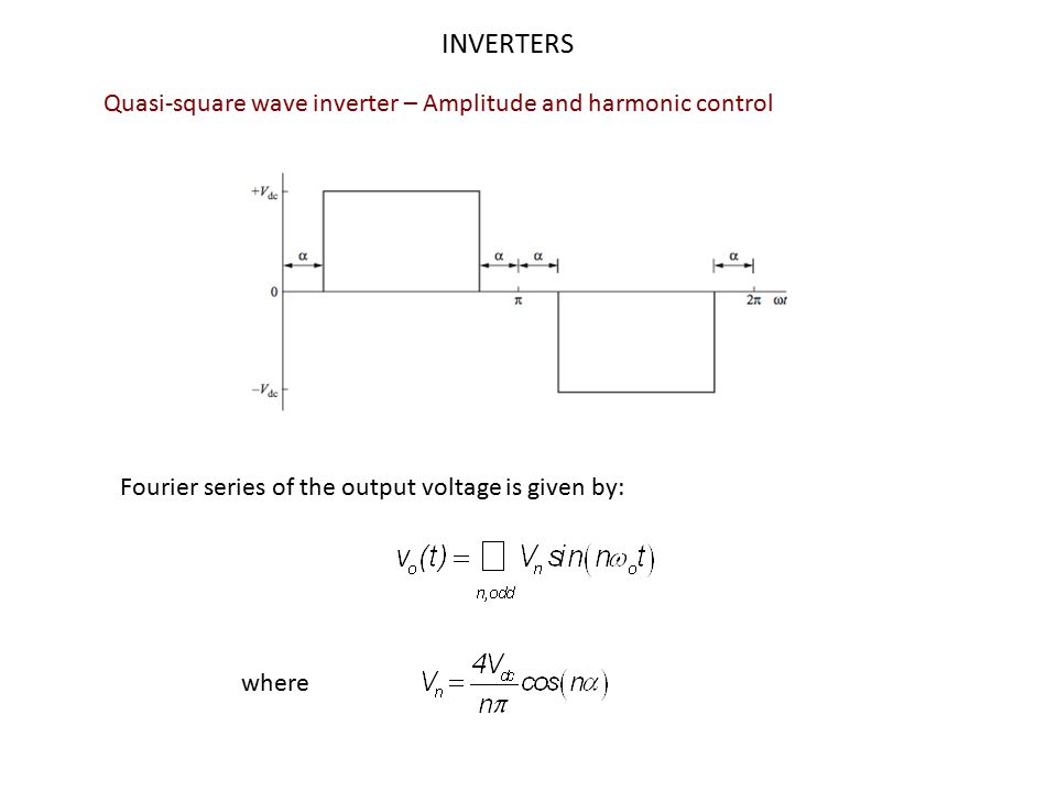bipolar square wave harmonics bipolar square wave harmonics