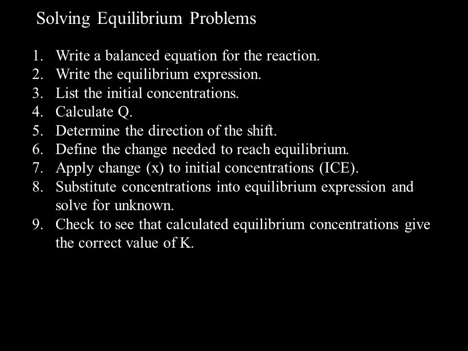 Solving Equilibrium Problems