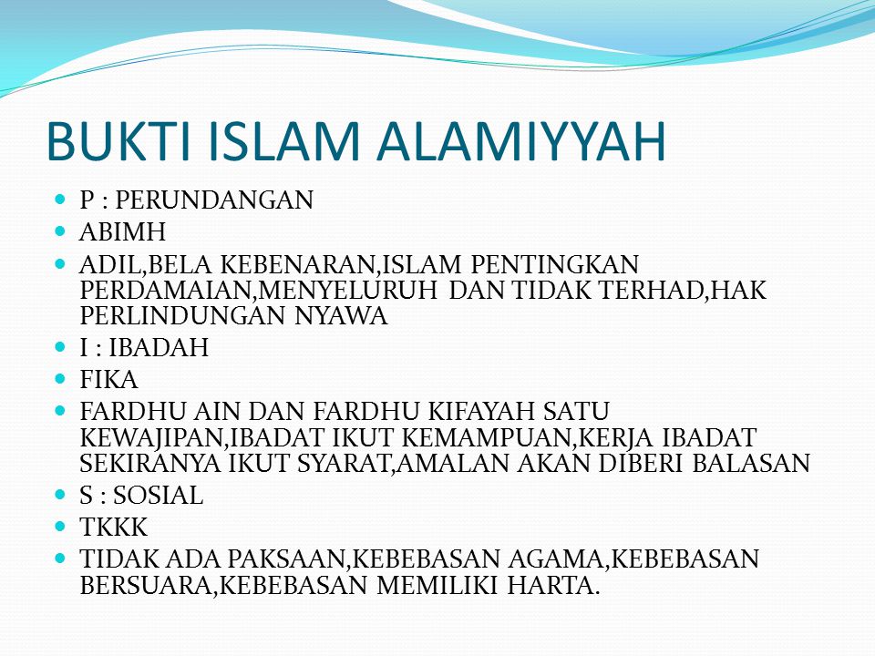 Formula Ciri Pandangan Hidup Islam Rabbaniyyah Maksud Spkhnda Ppt Download