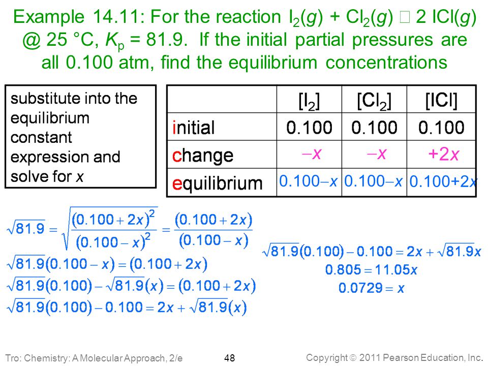 Chapter 14 Chemical Equilibrium Ppt Download