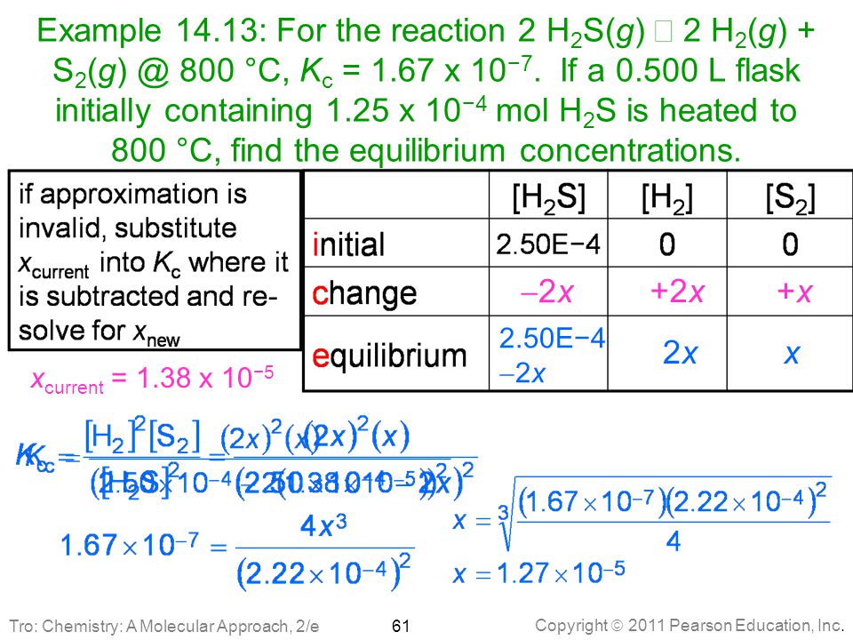 Chapter 14 Chemical Equilibrium Ppt Download