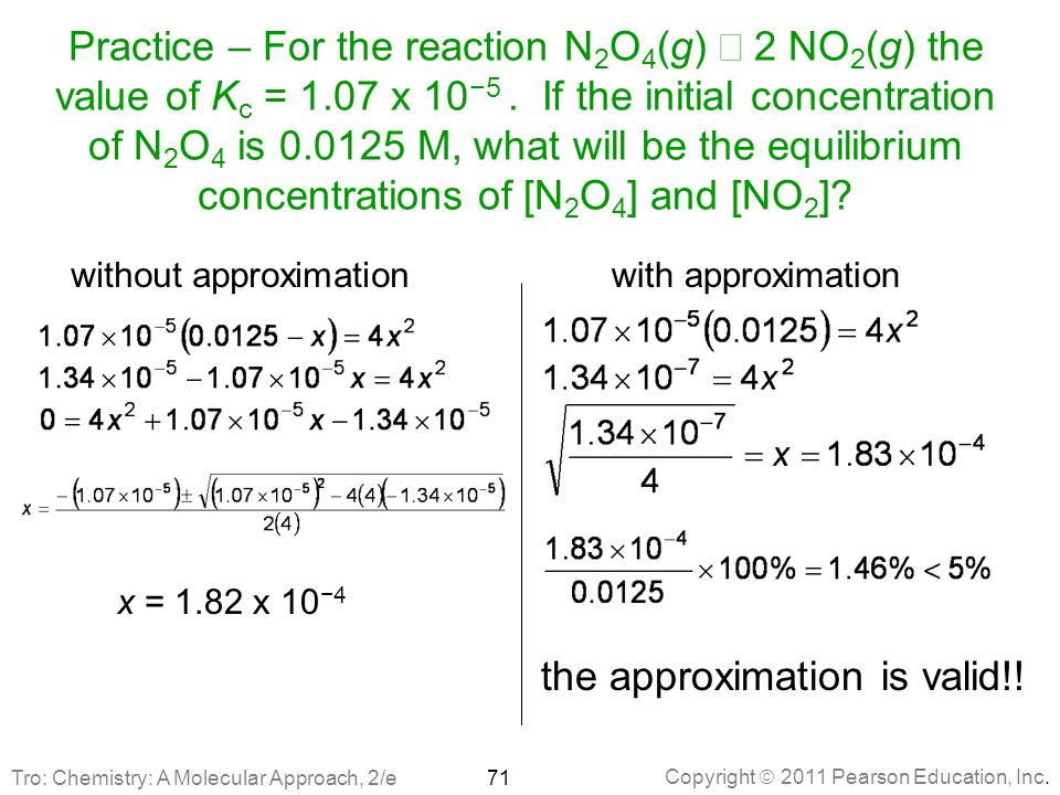 Chapter 14 Chemical Equilibrium Ppt Download