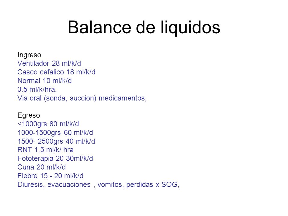 Calculo para liquidos y Electrolitos - ppt video online download