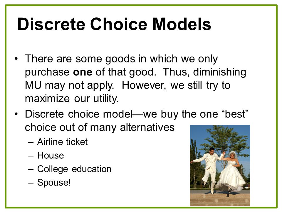 Discrete Choice Models