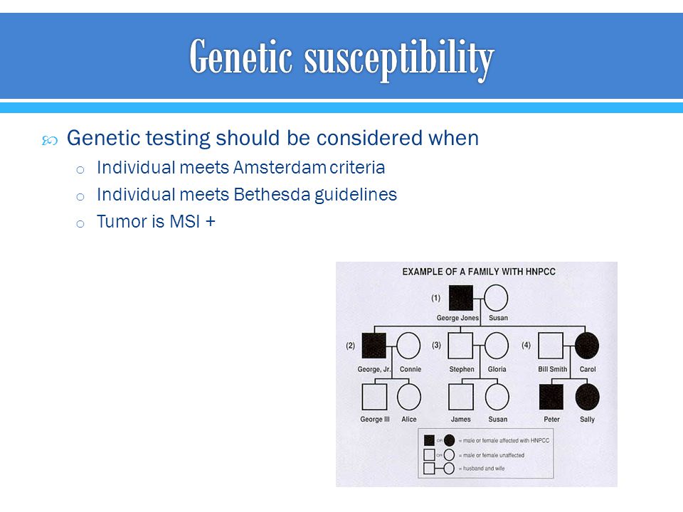 Genetic susceptibility