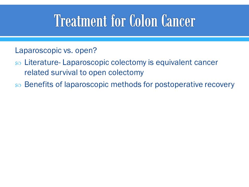 Treatment for Colon Cancer
