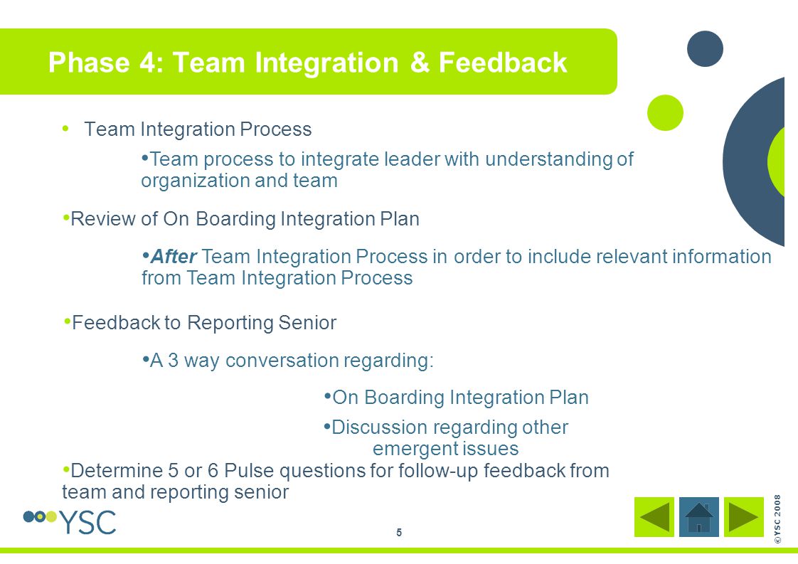 Phase 4: Team Integration & Feedback