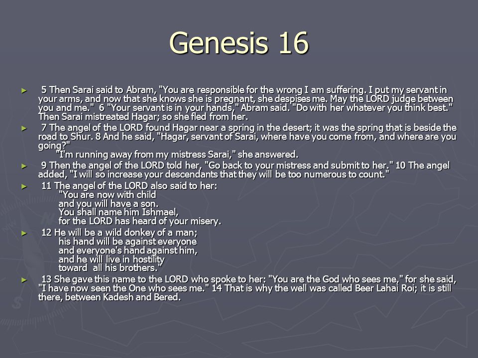 Genesis 16