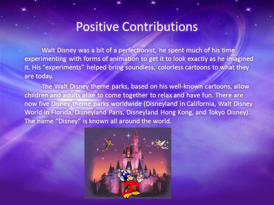 Positive Contributions