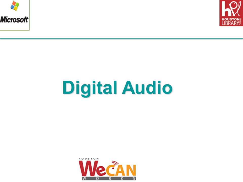 Digital Audio 1