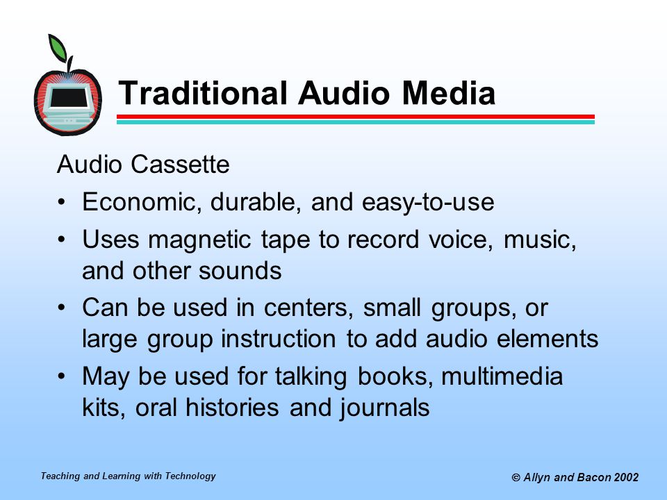 Traditional Audio Media