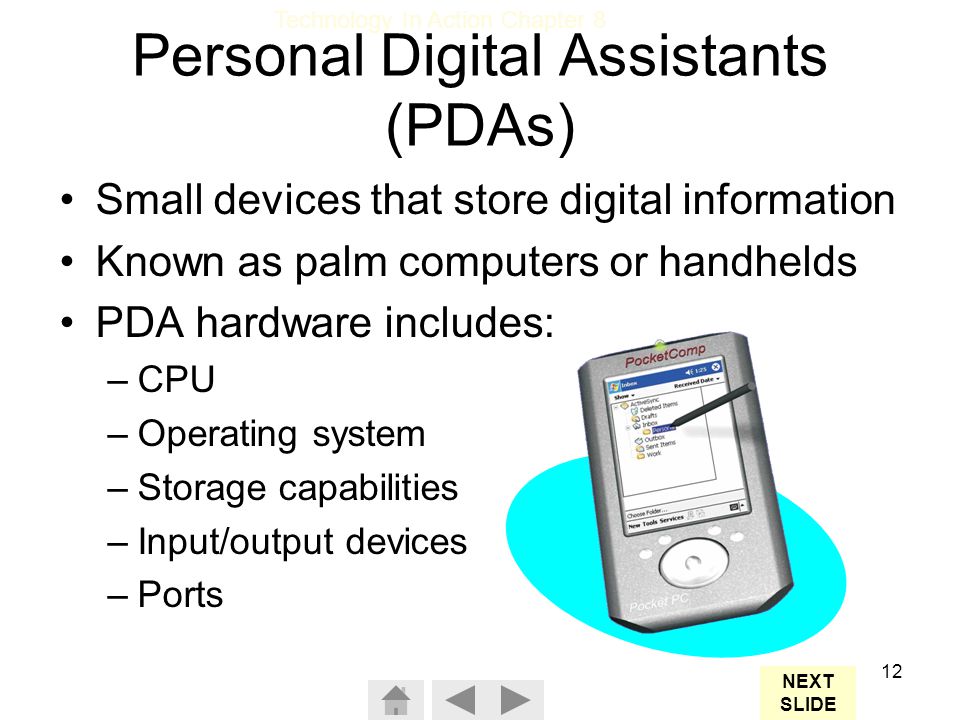 Personal Digital Assistants (PDAs)